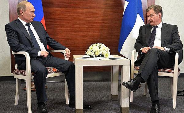 Встреча президента России с президентом Финляндии.