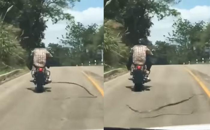 Опасности путешествия на мотоцикле в Таиланде ВИДЕО
