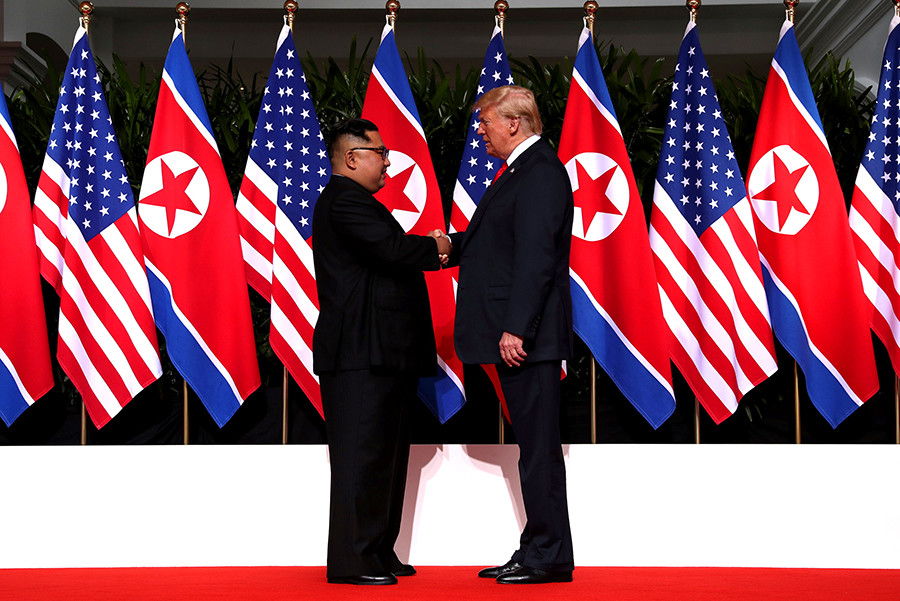 Начался исторический саммит Дональда Трампа и Ким Чен Ына